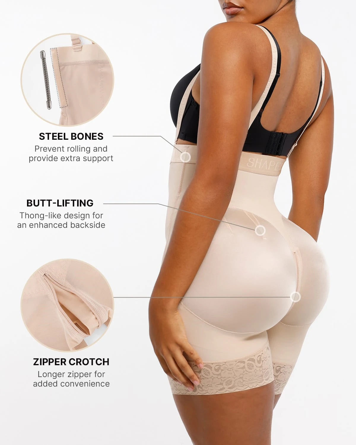 BOOT-YEAH™ AirSlim® Firm Tummy Compression Shaping Short