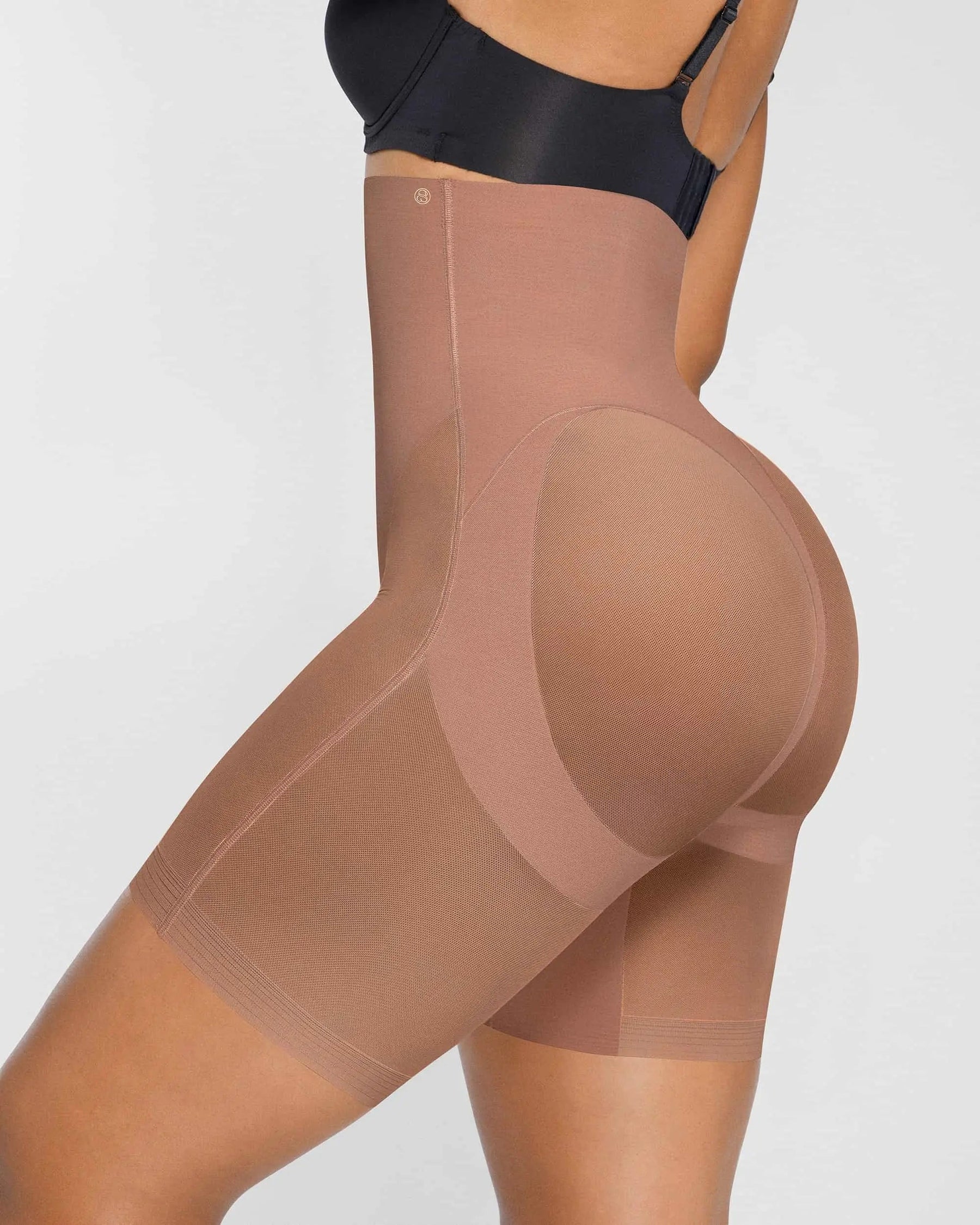 BOOT-YEAH™ MeshSmooth™ High-Waisted Mid Thigh Short