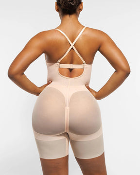 BOOT-YEAH™ MeshSmooth™ Deep Plunge Bodysuit