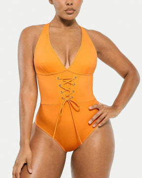 Smart Sculpt™ Plunge Corset Shaping Swimsuit