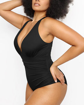 Smart Sculpt™ Plunge Cutout Swimsuit