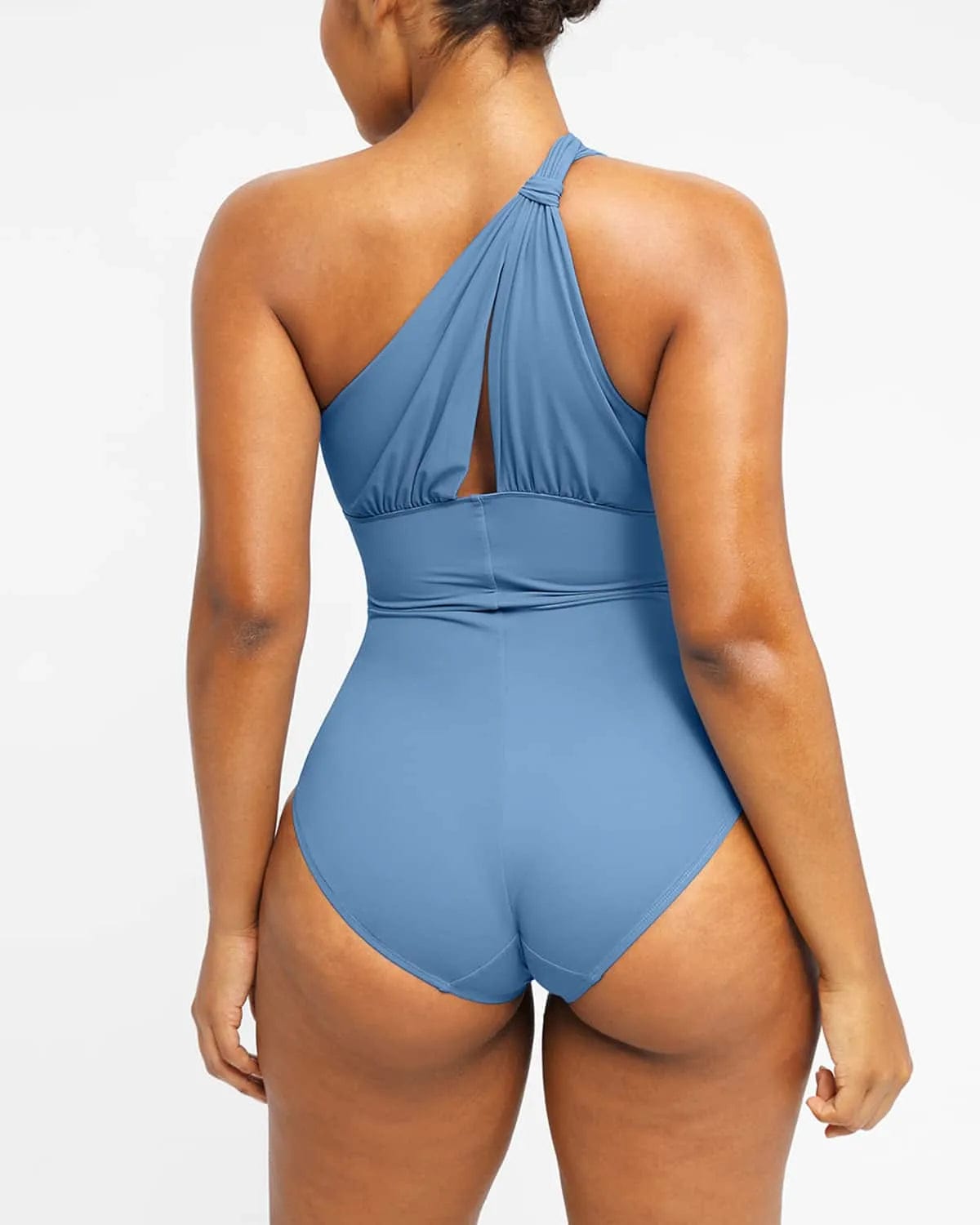 Smart Sculpt™ Ruched Twist-Front Shaping Swimsuit