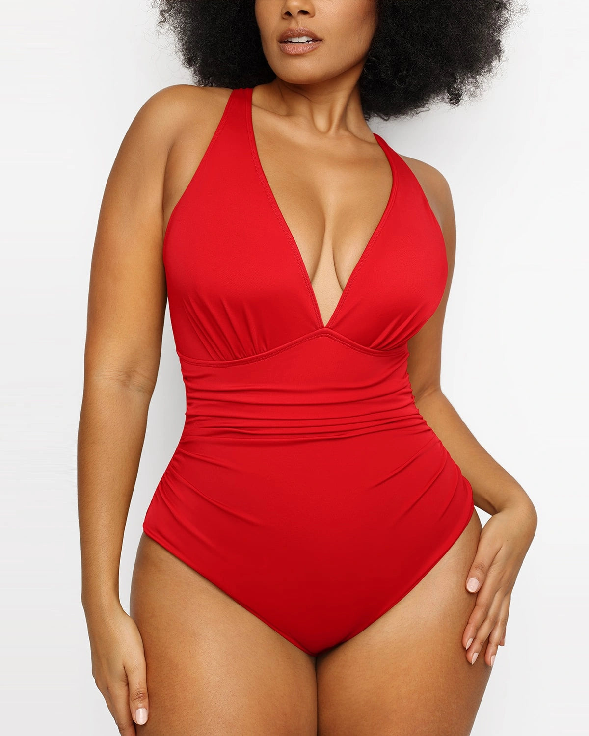 Smart Sculpt™ Plunge Cutout Swimsuit