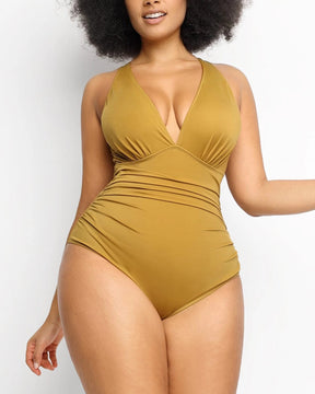 Smart Sculpt™ Plunge Cutout Swimsuit