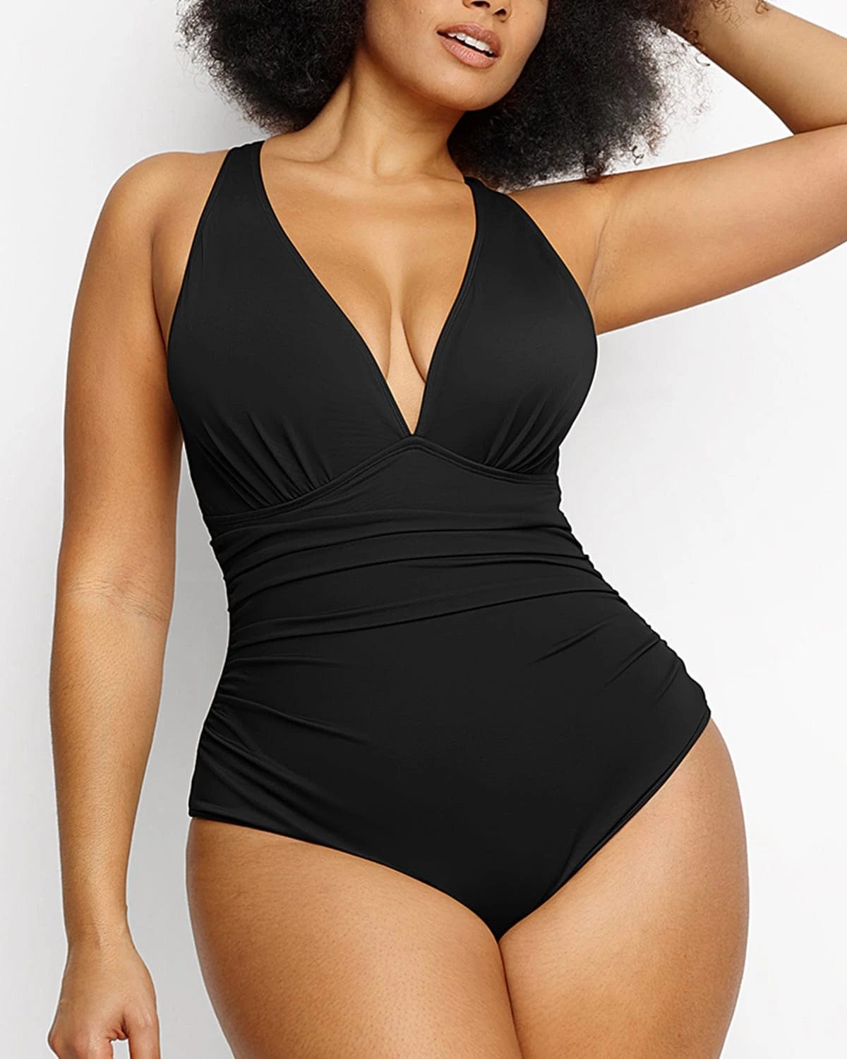 Smart Sculpt™ Plunge Cutout Swimsuit