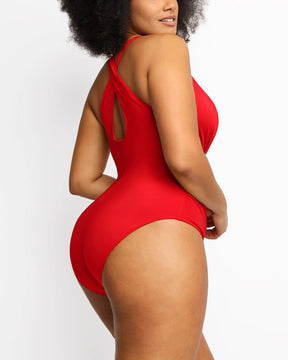 Smart Sculpt™ Plunge Cutout Swimsuit
