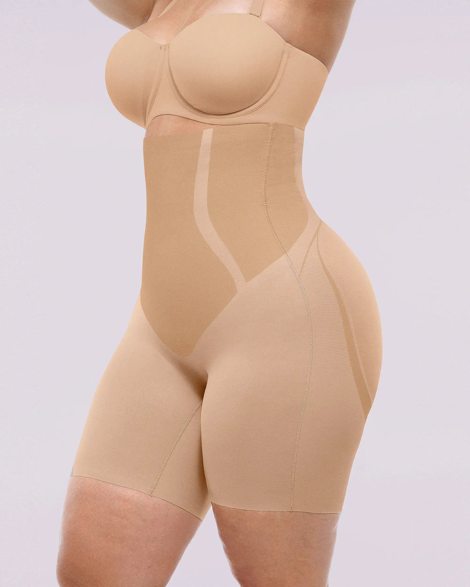 INNER ARMOR™ LYCRA®FitSense™ High-Waisted Mid Thigh Short