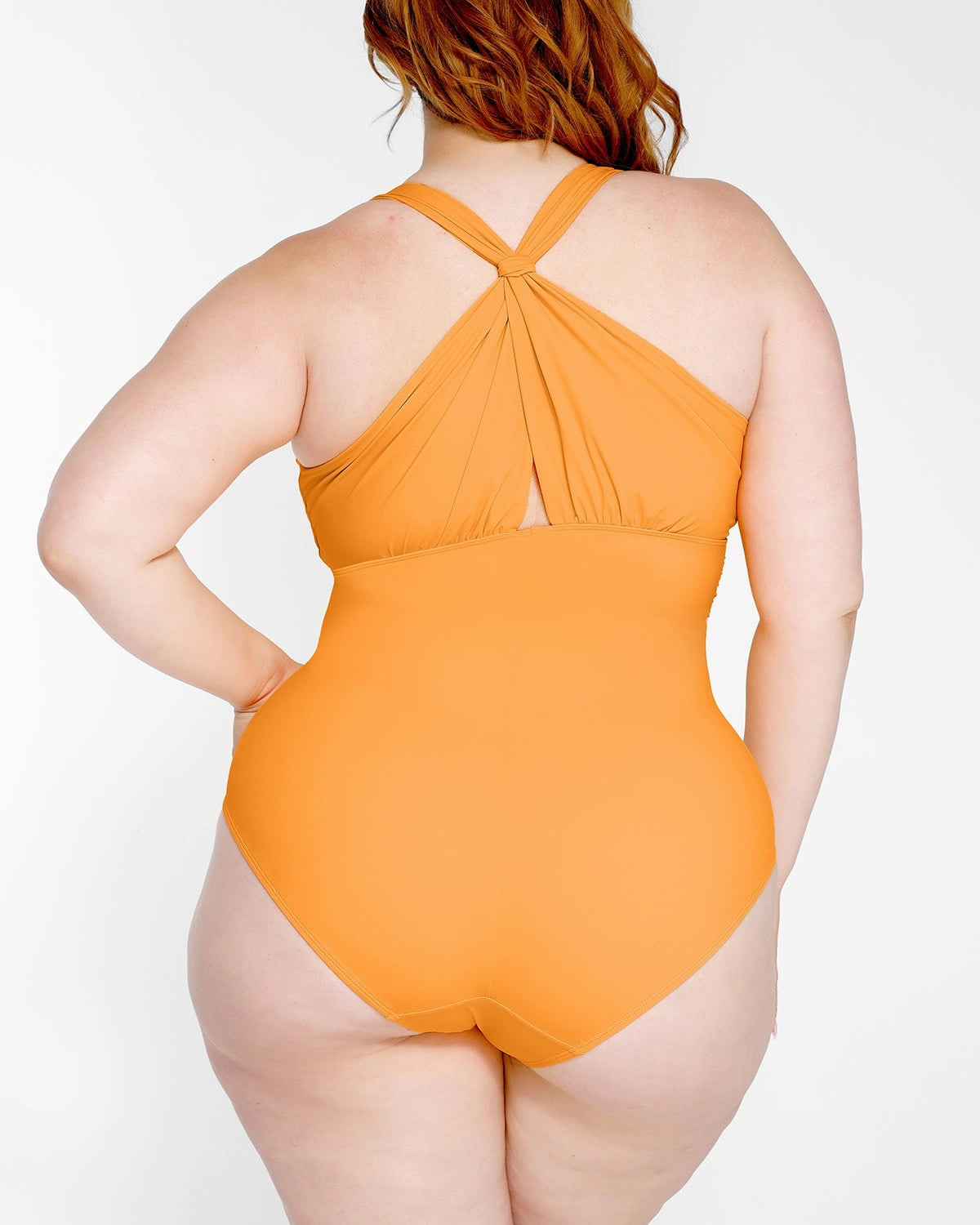 Smart Sculpt™ Ruched Twist-Front Shaping Swimsuit