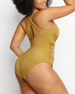 Smart Sculpt™ Plunge Cutout Swimsuit
