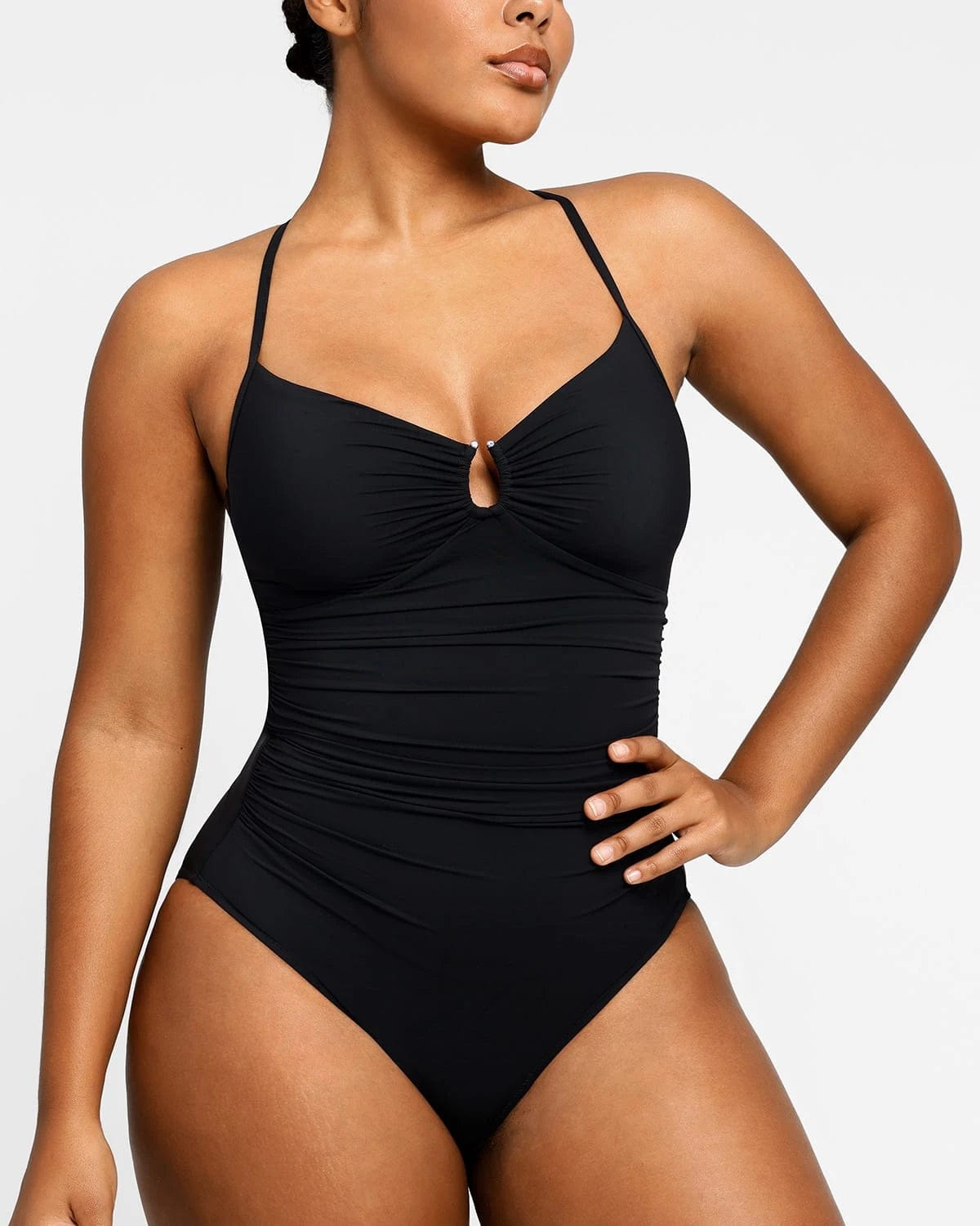 Smart Sculpt™ U-Ring Cut Out Shaping Swimsuit