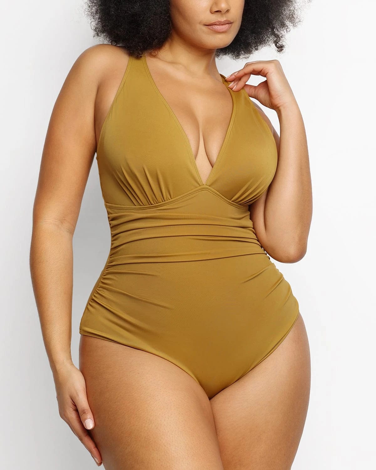 Smart Sculpt™ Plunge Cutout Swimsuit