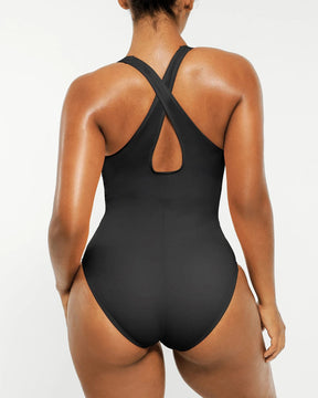Smart Sculpt™ Plunge Corset Shaping Swimsuit