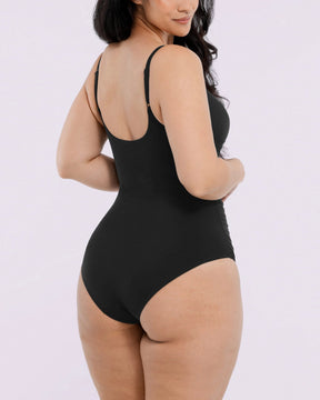 Smart Sculpt™ Ribbed Cutout-Front Shaping Swimsuit