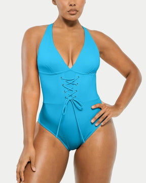Smart Sculpt™ Plunge Corset Shaping Swimsuit