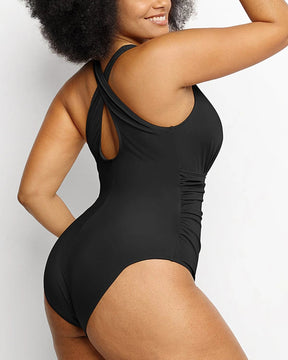 Smart Sculpt™ Plunge Cutout Swimsuit