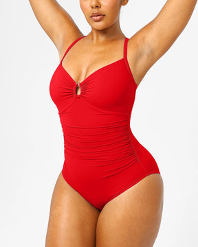 Smart Sculpt™ U-Ring Cut Out Shaping Swimsuit