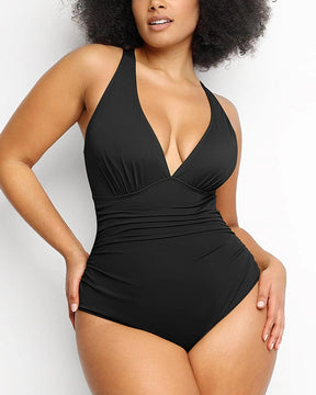 Smart Sculpt™ Plunge Cutout Swimsuit